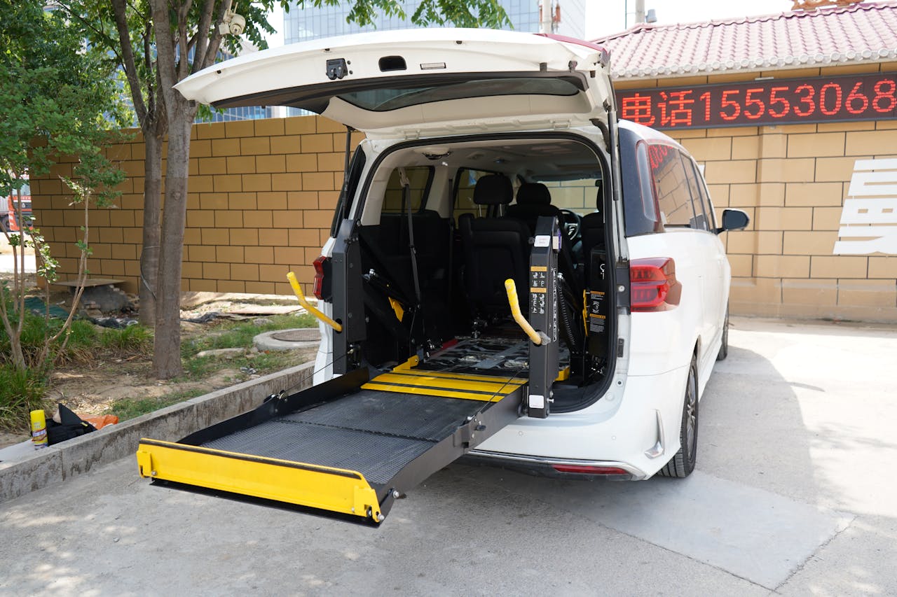 Wheelchair accessible van